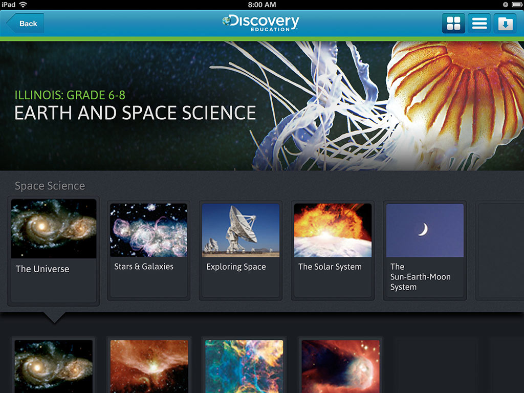 Discovery Channel Education Application Design